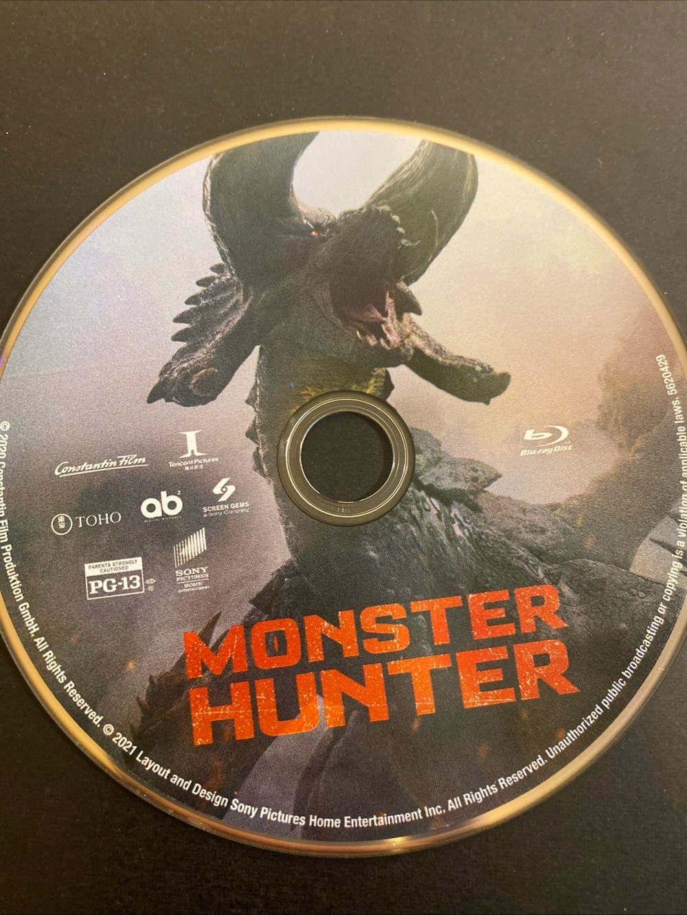 Monster‎ Hunter (Blu-ray disc only)